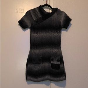 Warm love by design black and gray sweater dress